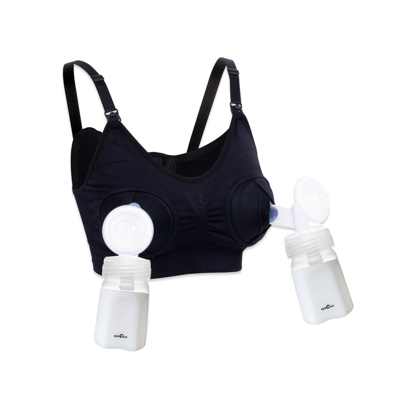 Hugs n Kisses Hands Free Pumping Nursing Bra Spectra Pumps